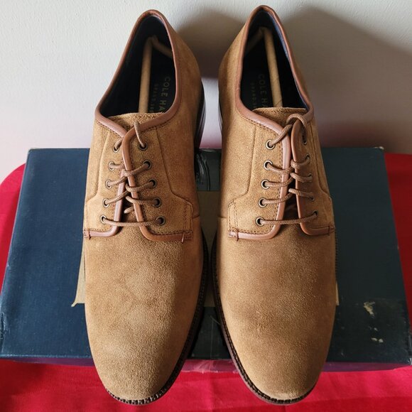 BRAND NEW, COLE HAAN, BOURBON SUEDE DRESS SHOES, SIZE 8.5!!! - Picture 2 of 10